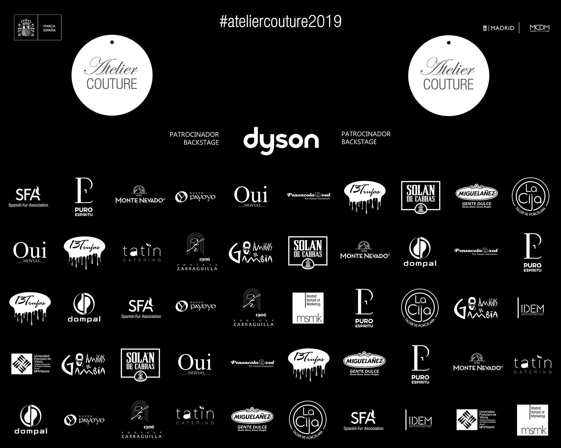 Photocall Atelier Couture 2019